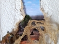 Känguru, bemaltes Holzobjekt auf handgeschöpftem Papier und Foto